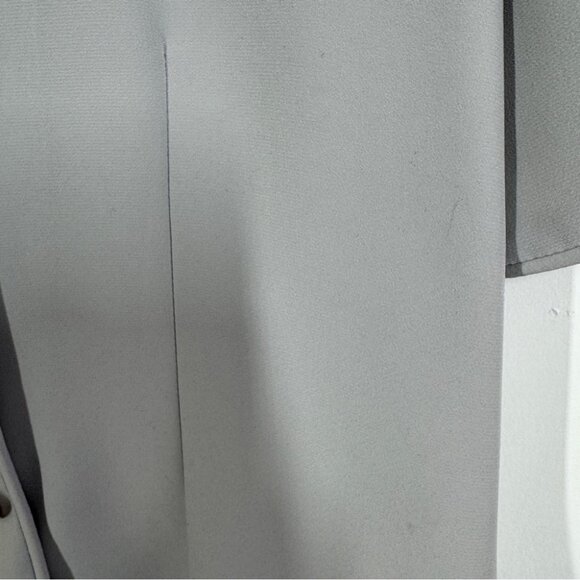 Vintage Marilyn Athens Gray Blouse Top Size 46 Gold Spiral Buttons Short Sleeve - Picture 5 of 12